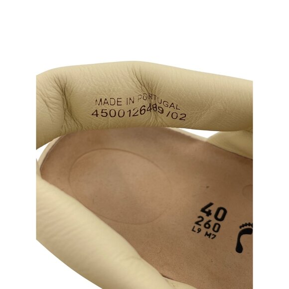 Papillio Birkenstock Womens Beige Platform Sandals Size 40 EU L9 M7 Portugal - Picture 3 of 7